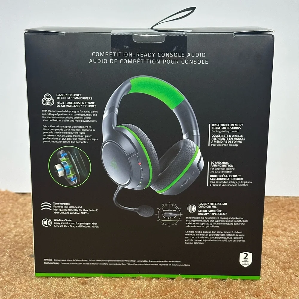 Brand new in box Razer Kaira Wireless Gaming Headset for Xbox and Windows